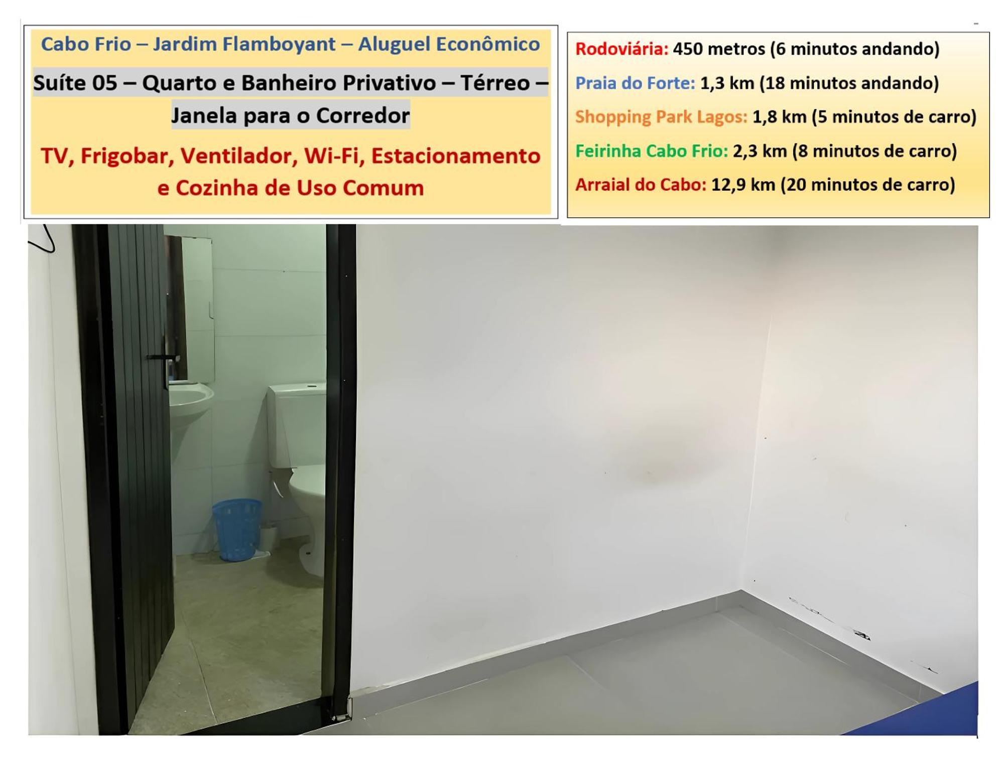Cabo Frio - Suites - Jardim Flamboyant - Aluguel Economico Exterior photo